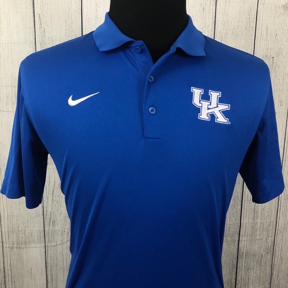 Nike Other - Nike Dri-Fit M Blue Kentucky Wildcats Polo Shirt